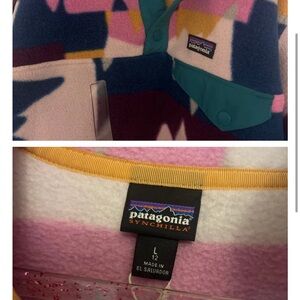 Patagonia L size kids girls fleece